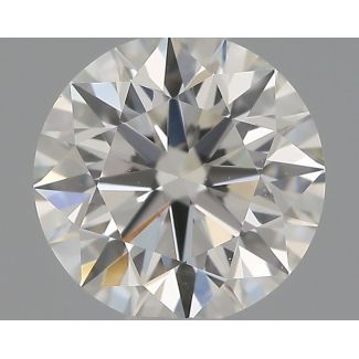 0.6 Carat Round H VS1 EX GIA Natural Diamond