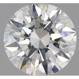 0.3 Carat Round F SI1 EX GD GIA Natural Diamond