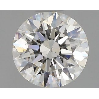 0.6 Carat Round H VS2 EX GIA Natural Diamond