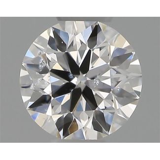 0.30 Carat Round F SI2 VG EX GIA Natural Diamond