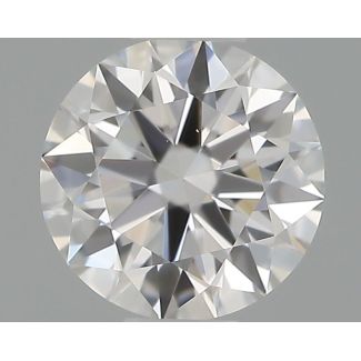 0.31 Carat Round D VVS2 EX GIA Natural Diamond