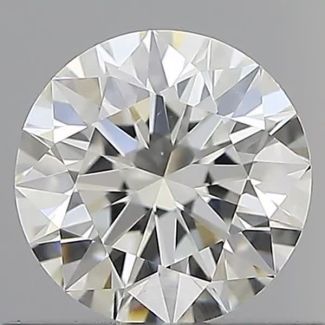 0.60 Carat Round H IF EX GIA Natural Diamond