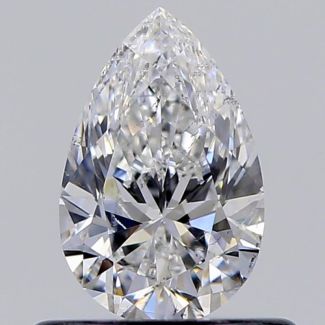 0.50 Carat Pear E SI2 - VG EX GIA Natural Diamond