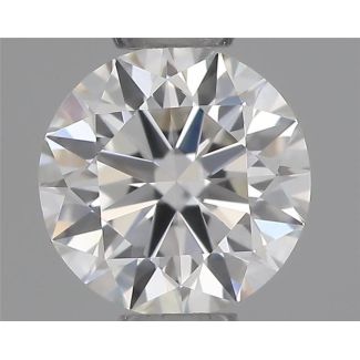 0.34 Carat Round H SI1 EX GIA Natural Diamond