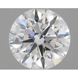 1.03 Carat Round D VVS2 EX GIA Natural Diamond