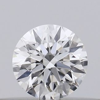 0.18 Carat Round E VVS2 EX GIA Natural Diamond