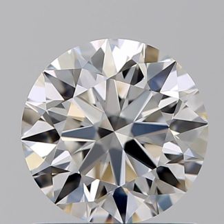 0.92 Carat Round F VVS2 EX GIA Natural Diamond