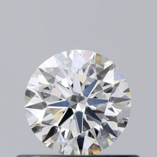 0.41 Carat Round G VVS2 EX GIA Natural Diamond