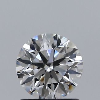 0.90 Carat Round D SI1 EX VG GIA Natural Diamond