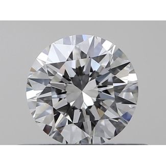 0.35 Carat Round F IF EX GIA Natural Diamond