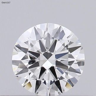 0.3 Carat Round F VVS2 EX VG GIA Natural Diamond