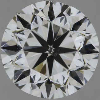 1.00 Carat Round I SI1 VG EX GIA Natural Diamond