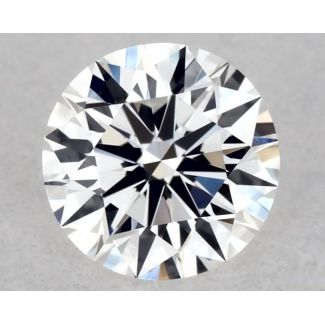 0.37 Carat Round D VVS1 EX VG GIA Natural Diamond