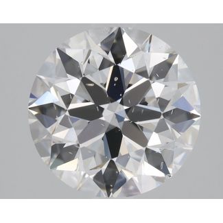 1.4 Carat Round D SI2 EX GIA Natural Diamond