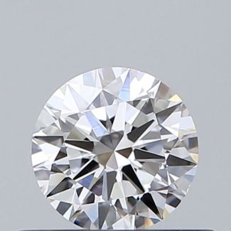 0.45 Carat Round F VS1 EX VG GIA Natural Diamond