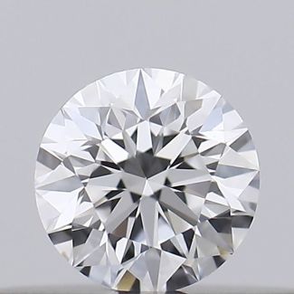 0.15 Carat Round D VVS2 EX GIA Natural Diamond