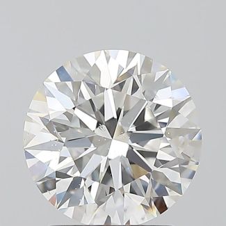 2.01 Carat Round G SI1 EX GIA Natural Diamond