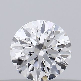 0.17 Carat Round D VVS1 EX GIA Natural Diamond