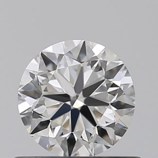 0.50 Carat Round H VS1 VG EX GIA Natural Diamond