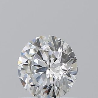 0.7 Carat Round H SI2 EX VG GIA Natural Diamond