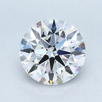 1.28 Carat Round E VVS2 EX GIA Natural Diamond