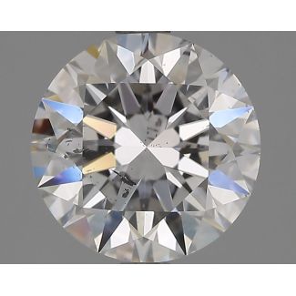 2.01 Carat Round D SI2 EX GIA Natural Diamond