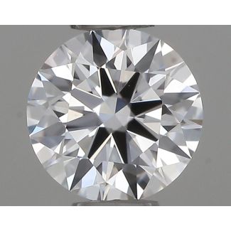 0.36 Carat Round D VS1 EX GIA Natural Diamond