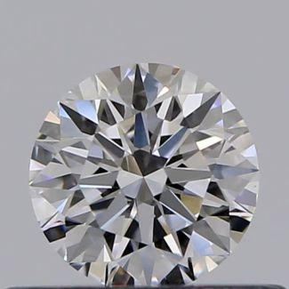 0.33 Carat Round D VS1 EX GIA Natural Diamond