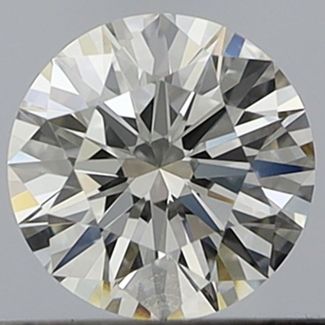 0.5 Carat Round G VVS1 EX GIA Natural Diamond