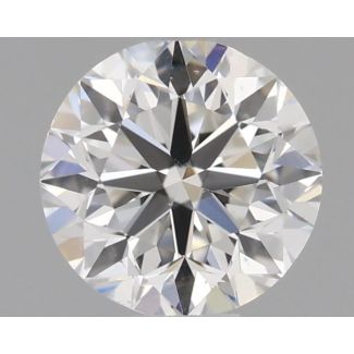 0.5 Carat Round H VS2 VG EX GIA Natural Diamond