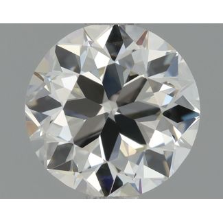 0.9 Carat Round I VVS1 VG EX GIA Natural Diamond