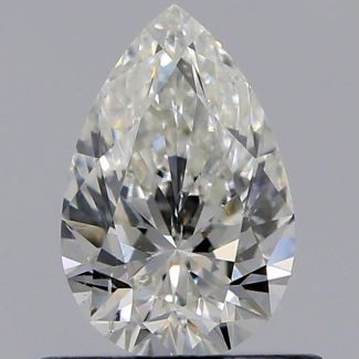 0.52 Carat Pear H SI1 - VG GIA Natural Diamond