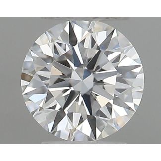 0.2 Carat Round F VVS1 EX GIA Natural Diamond