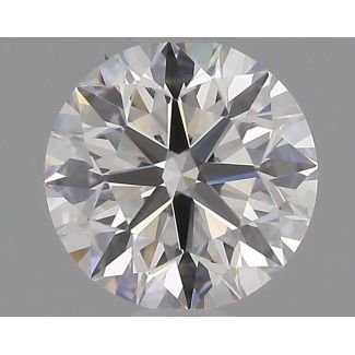 0.5 Carat Round H VVS2 EX GIA Natural Diamond