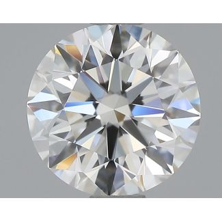 1.3 Carat Round H VVS1 EX GIA Natural Diamond