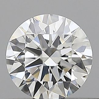 0.23 Carat Round F VVS2 EX GIA Natural Diamond