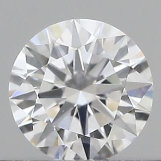 0.26 Carat Round D VVS1 EX GIA Natural Diamond