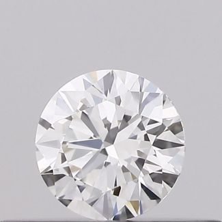 0.19 Carat Round G VS1 EX GIA Natural Diamond