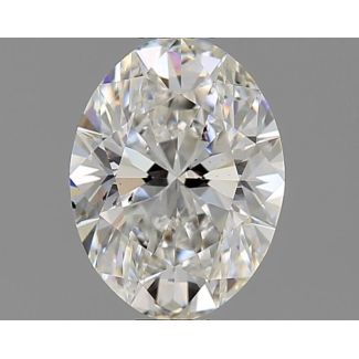 0.70 Carat Oval F SI1 - EX VG GIA Natural Diamond