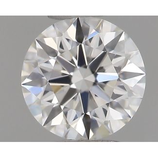 0.33 Carat Round G VVS2 EX GIA Natural Diamond