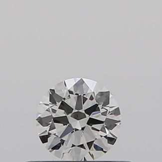 0.30 Carat Round H VS2 VG EX GIA Natural Diamond