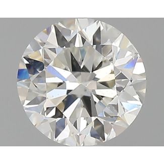 0.82 Carat Round H SI1 EX GIA Natural Diamond