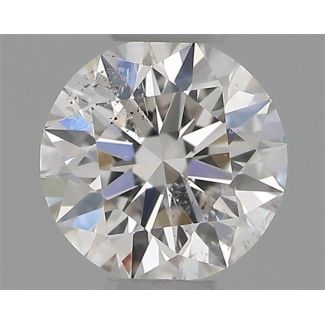 0.30 Carat Round G SI2 EX GIA Natural Diamond