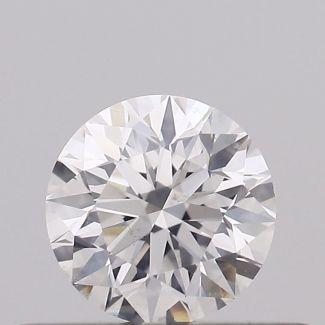 0.32 Carat Round F SI1 EX GIA Natural Diamond