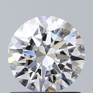 0.95 Carat Round F VVS1 EX GIA Natural Diamond