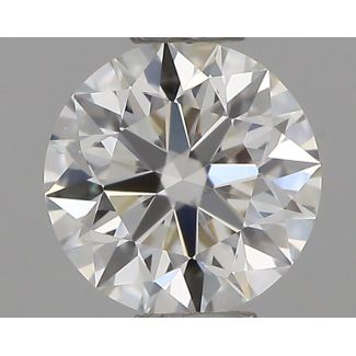 0.4 Carat Round G VVS2 EX IGI Natural Diamond