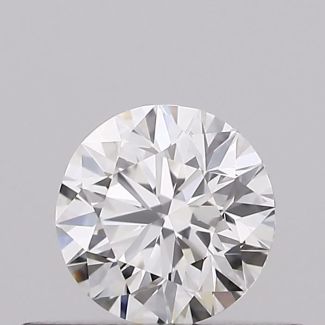 0.3 Carat Round H VVS1 EX VG GIA Natural Diamond