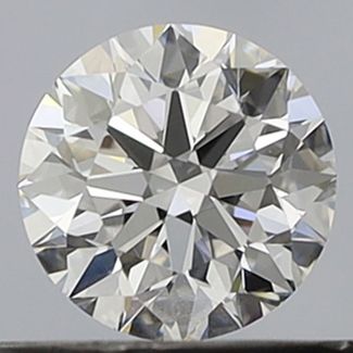 0.43 Carat Round D VVS1 EX GIA Natural Diamond