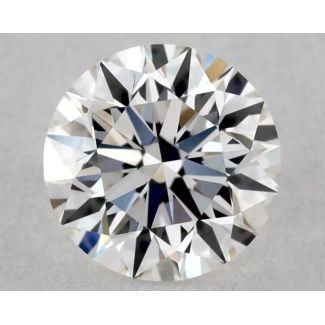 0.37 Carat Round G VVS1 EX VG GIA Natural Diamond