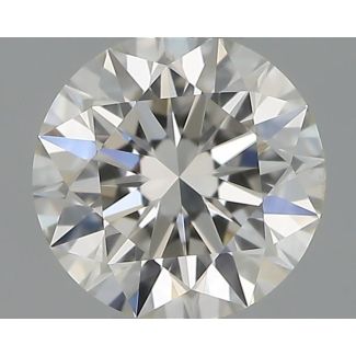 0.32 Carat Round H VS2 EX GIA Natural Diamond